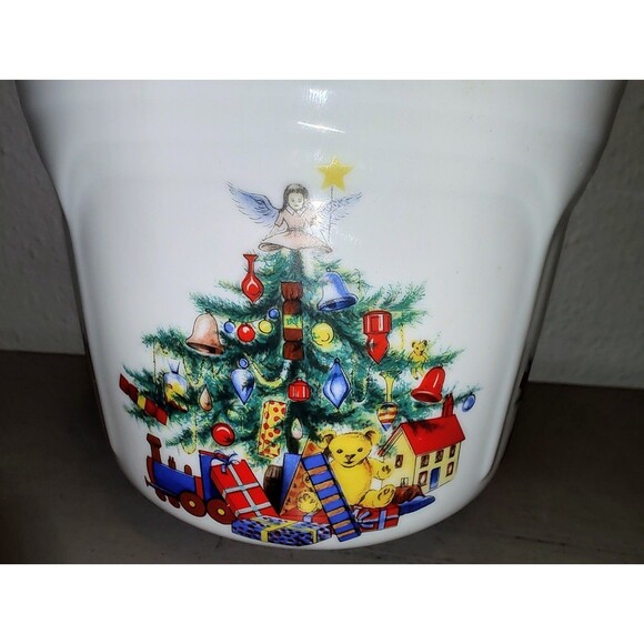 Kronester Bavaria West Germany Christmas Tree Bowl Planter  4.75x5.5” High - Picture 10 of 14